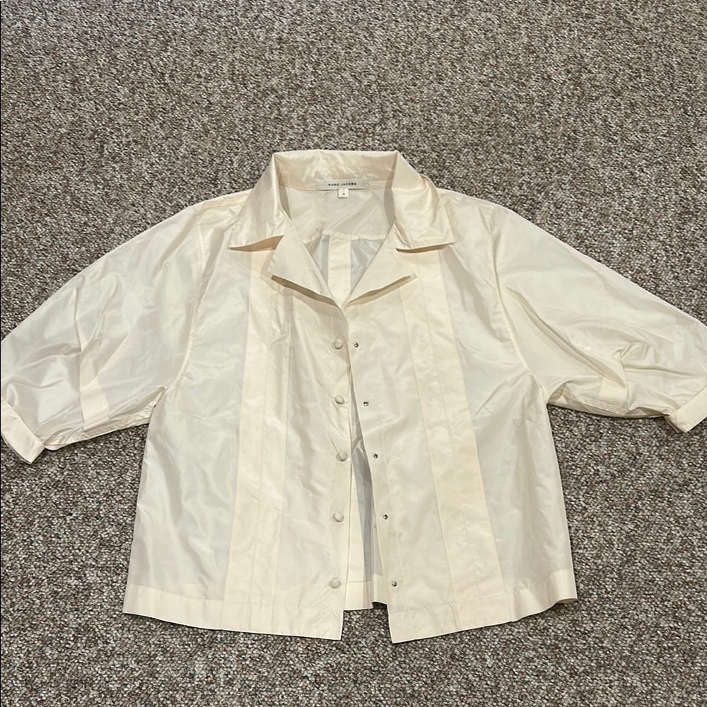 Marc Jacobs  Cream Women's Silk Blouse